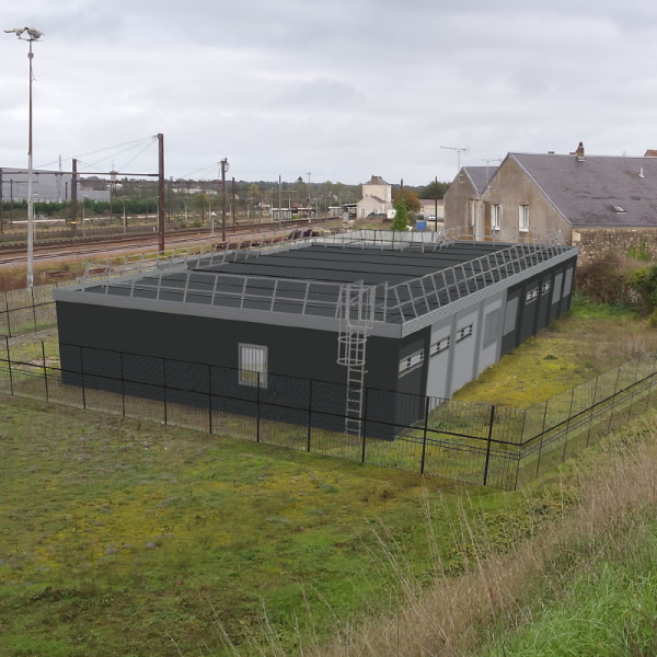 CONSTRUCTION D’UN BATIMENT MODULAIRE POUR DES LOCAUX SOCIAUX A RUFFEC (17) – SNCF